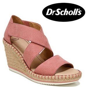 New whit tag Dr. Scholl's Vacay Womens' Wedge Sandals, Size: 8.5 Red